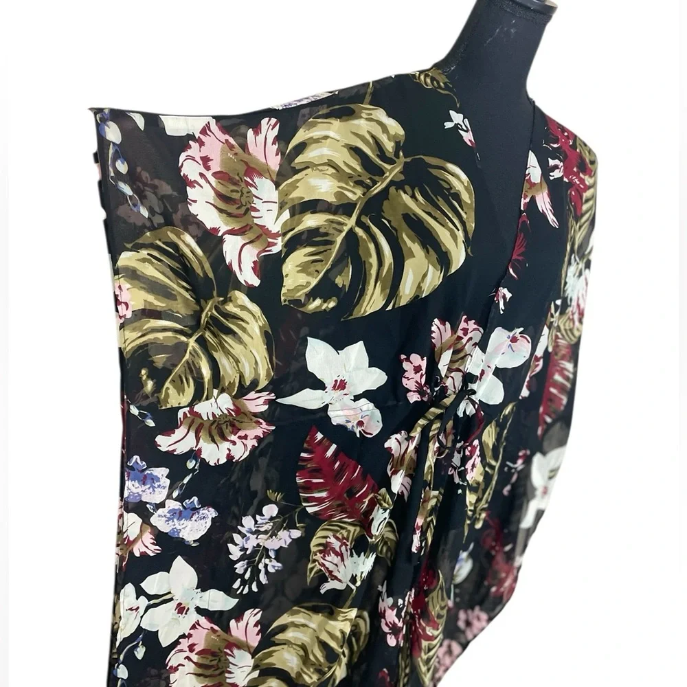 Walter Baker Tulum Caftan in Tropical Print NWT